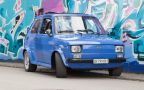 Fiat 126 Bambino nach Restauration mit MFK-Zulassung. Customizing: Verbreiterungen, Felgen, Fahrwerk, Renn-Innenausstattung