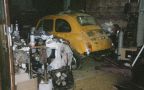Fiat 500 F in desolatem Zustand